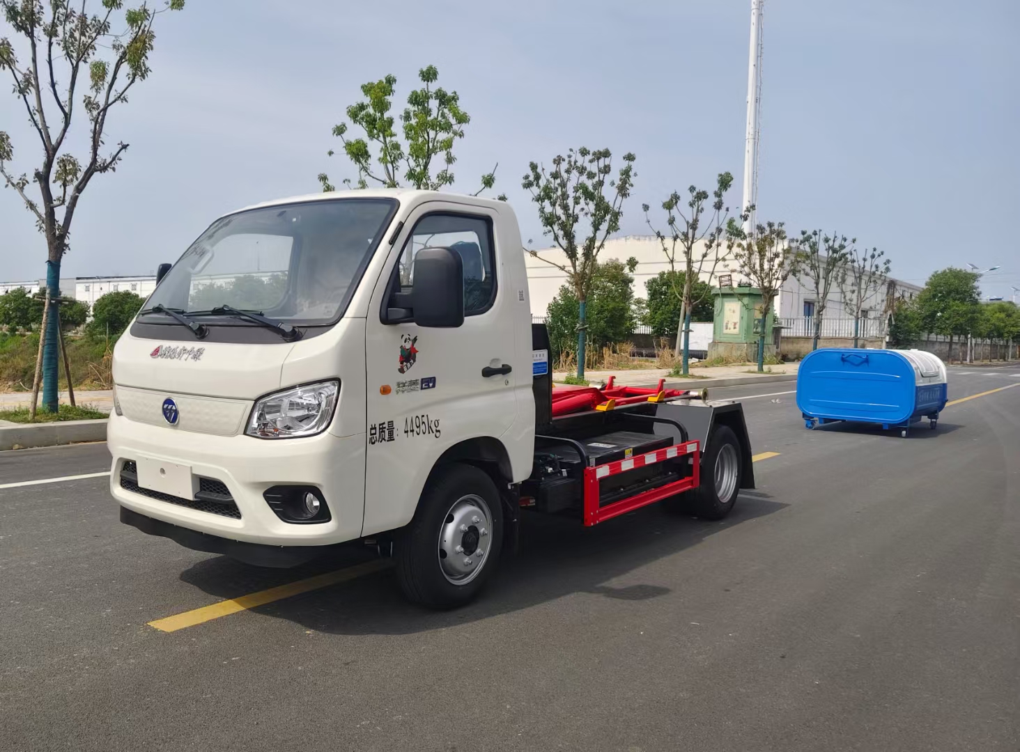 福田純電動(dòng)垃圾車(chē)